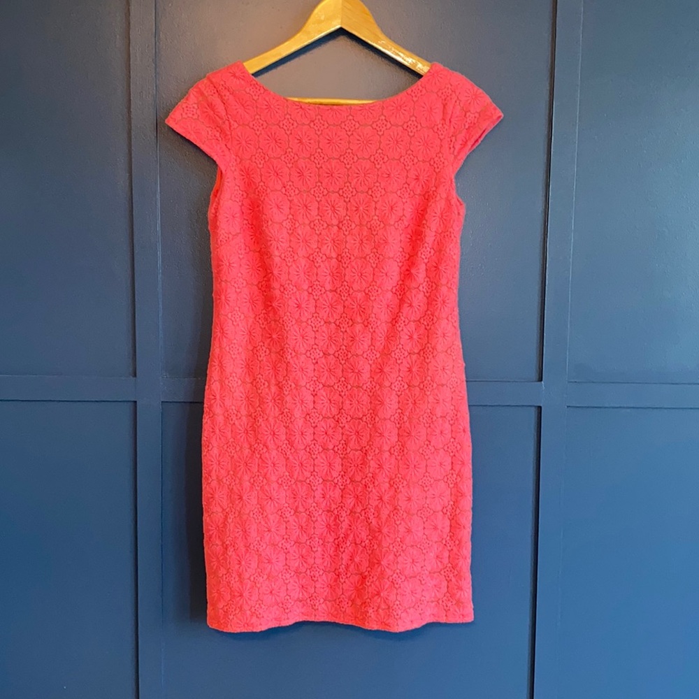 Pink Embroidered Lily Pulitzer Dress